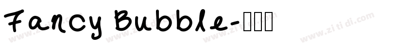 Fancy Bubble字体转换